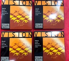 100 Authentic 4 Sets Thomastik Vision Violin String Set Medium 4/4