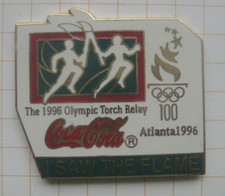 TORCH RELAY COCA-COLA / OLYMPISCHE SPIELE ATLANTA 1996 .............. Pin (278e)