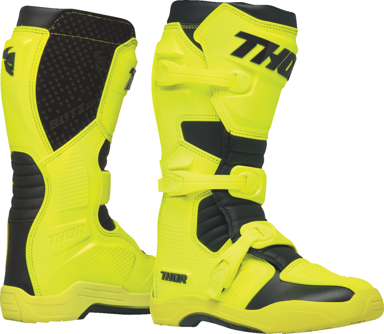 Stivali cross THOR BLITZ XR Giallo Nero Tg.42 Moto Enduro ATV Quad OffRoad