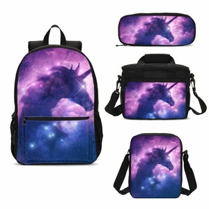 galaxy backpack with lunchbox