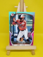 2023 Bowman Draft Luis Almeyda Prospect Aqua Pink Gradient/199 Baltimore Orioles