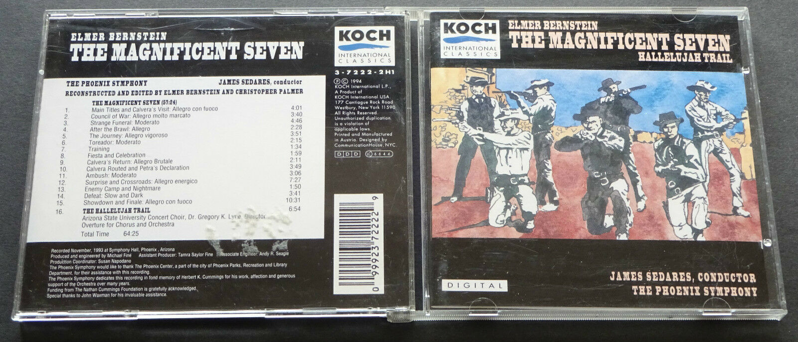 The Magnificent Seven Elmer Bernstein Soundtrack OST Koch Classics Filmmusik