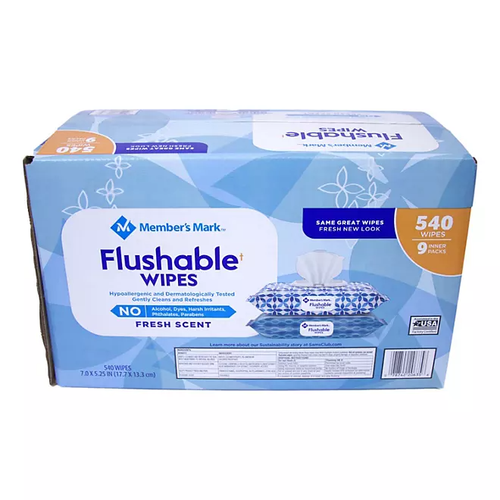 Member'S Mark Flushable Scented Wipes (540 Ct.) 7445038114139 eBay