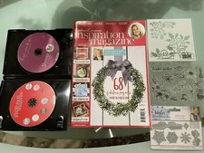 Crafter's Comp Inspiration BUNDLE UK DBLE CD DIGI/VIDEO DIES STENCIL STAMPS NEW