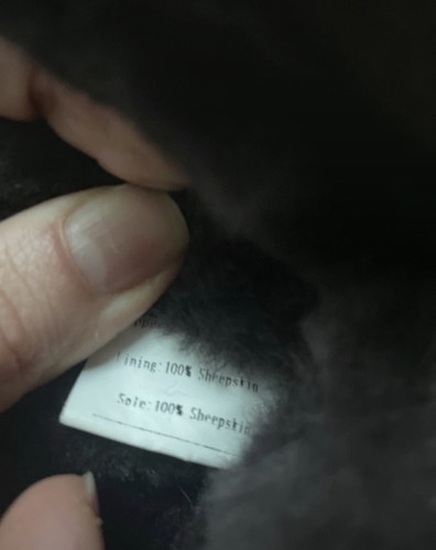 baby sheepskin booties - Picture 2 of 5
