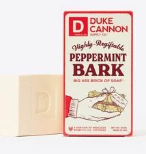 Duke Cannon Highly-Regiftable Peppermint Bark Big A** Brick Of Soap 10oz