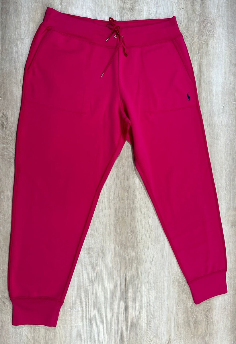 パンツ Polo Ralph Lauren Fuchsia Cotton Jogging Trousers NWOT Polo Ralph Lauren Womens Sweatpants Pink L Jogger Sport