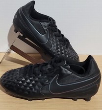 Nike Jr Tiempo Legend 8 Club Soccer Cleats AT5881-010 Black Size 4Y