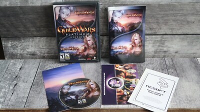 Vintage Video Game - PC CD COMPUTER - GUILD WARS - PLATINUM EDITION #429
