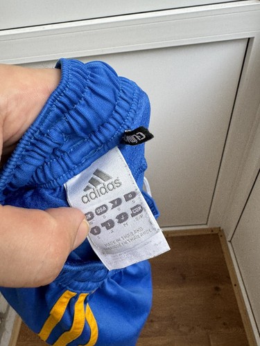 Adidas España EURO 2012 Home Fútbol Pantalones Cortos Hombre’s S Pequeño Azul Climacool - Imagen 4 de 5