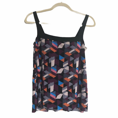 Dreamsuit by Miracle Brand 10 Slim Control Square Neck Tankini Swim Top #6135