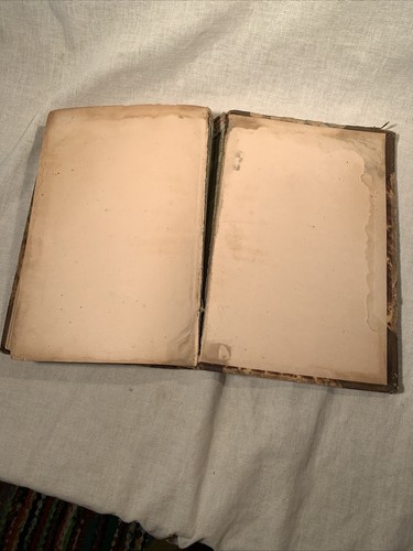 Antique 1854 German Hymnal. Back Cover Loose See Last Photos - Picture 14 of 16