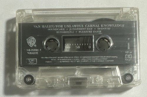 Van Halen For Unlawful Carnal Knowledge Cassette Tape Warner Bros EX / VG+ - Picture 6 of 7