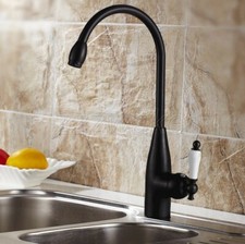 Oil Rubbed Bronze Kitchen Faucet Swivel Spout Basin Mixer Sink Faucet Tap zsf104
