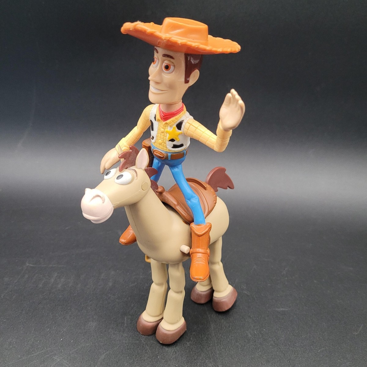 Vintage Disney Toy Story 2 Woody & Bullseye Rough Riders Action