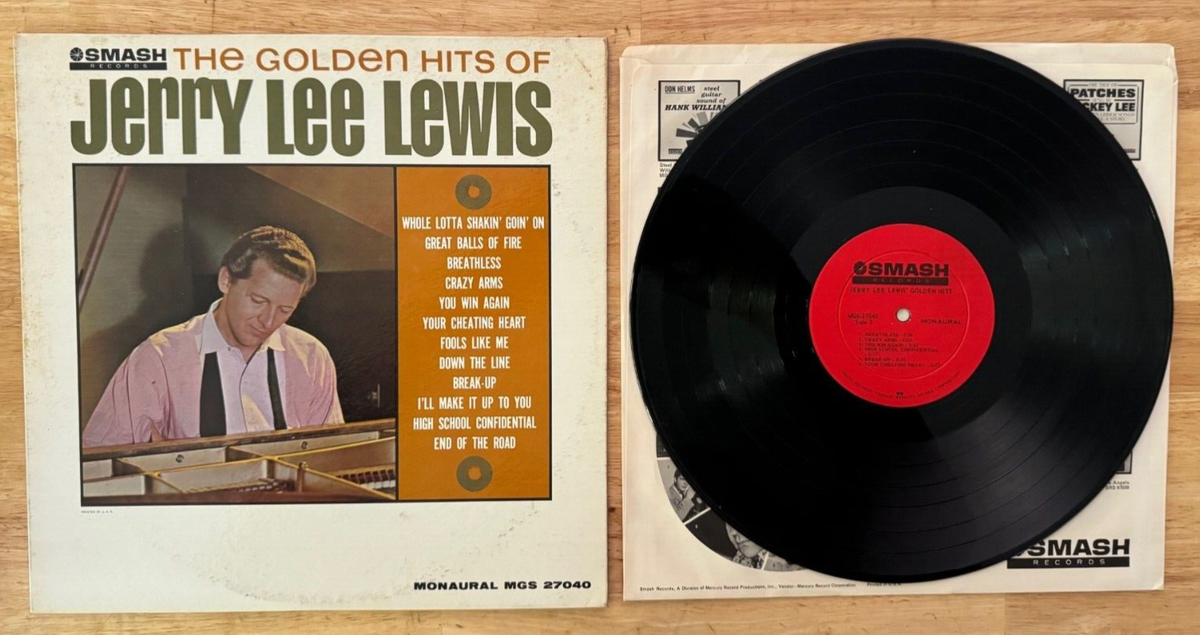 33 LP JERRY LEE LEWIS GOLDEN HITS OF | eBay