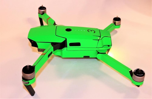 DJI MAVIC PRO / PLATINUM - SKIN - NEON GRÜN - 3-5 Batterien / Drohne / Zubehör - Picture 6 of 12