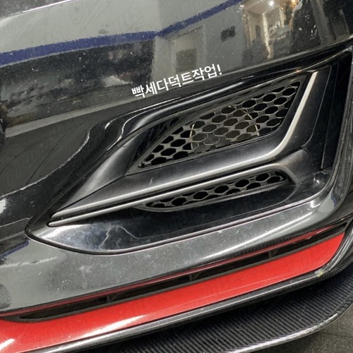CCG PERF GT FRONT SIDE MESH GRILL GRILLE SET FOR A 2019-22 HYUNDAI VELOSTER N - Picture 5 of 7