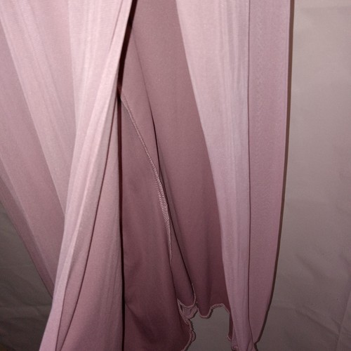 David's Bridal Dress Size 22 Roseglow Pink One Shoulder Long Maxi Lace Formal 22 - Picture 5 of 16