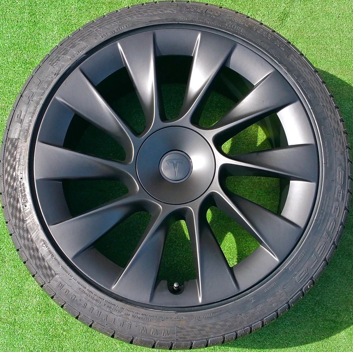 Factory Tesla Induction Wheels New Tires Genuine OEM Model Y