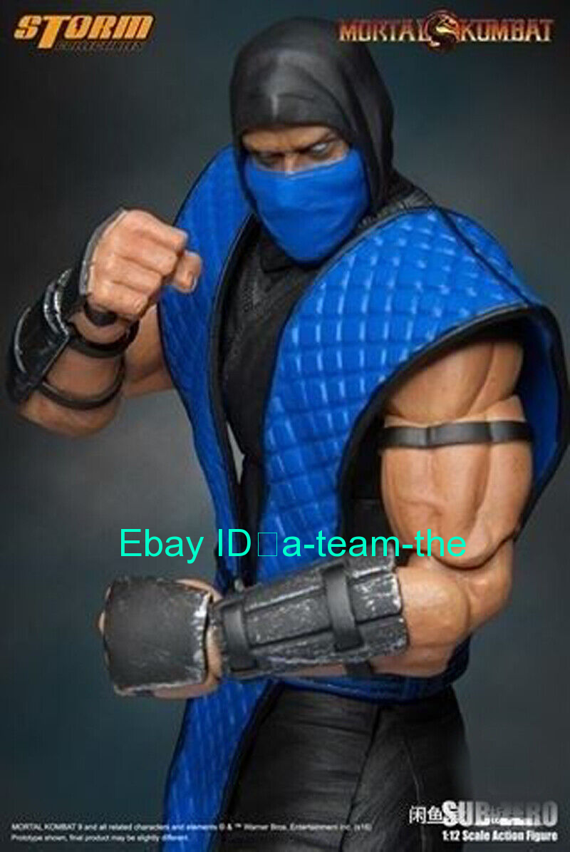 Storm Toys Mortal Combat Blue Ninja SUB-ZERO Special Ver 1/12 Male