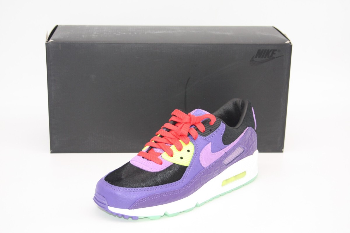 MENS SHOE NIKE AIR MAX 90 QS VIOLET BLEND CZ5588-001 BLACK/VIOLET