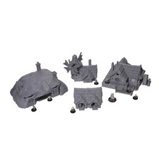 28/32mm Shirelands, Dark Realms, halfling village, lord o, D&D, Frostgrave etc