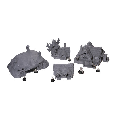 28/32mm Shirelands, Dark Realms, Halbling Village, Lord O, D&D, Frostgrave etc