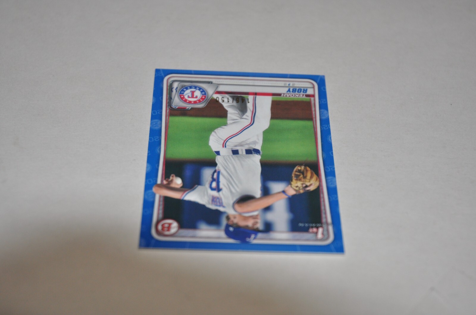 2020 Bowman Draft BD76 Tekoah Roby 1st Bowman Blue 146 /150 Texas