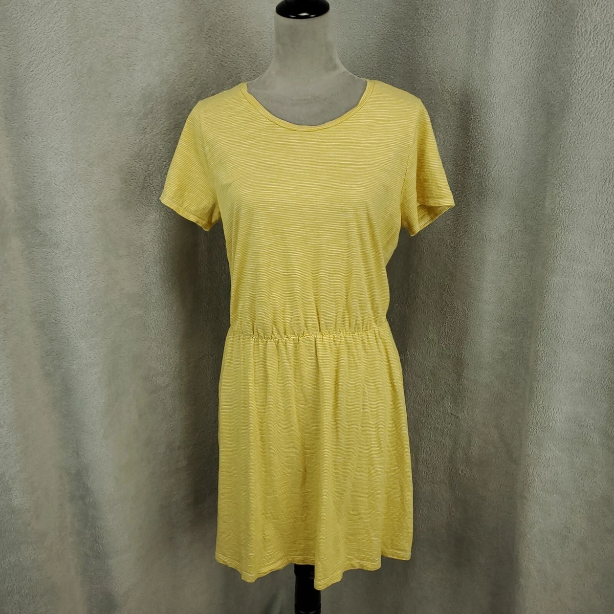navy blue dress fit and flare Navy Cotton Linen Midi Dress
