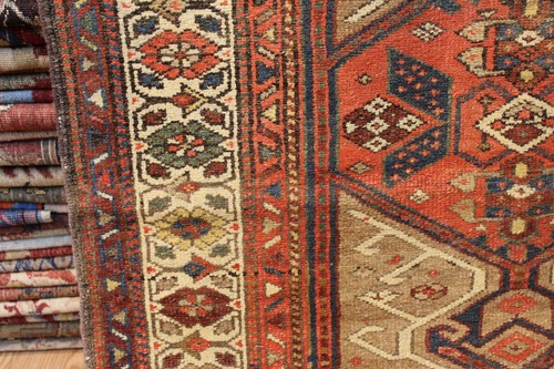 _ANTIQUE_SERAB_RUG_3'7" x 16' Early 1900 matches Hamadan, Serapi, kurdish Rugs - Picture 12 of 12