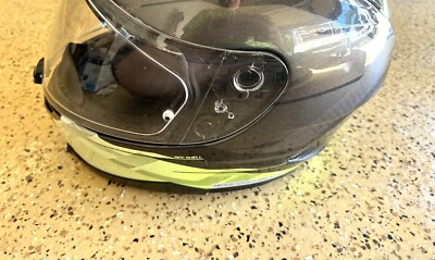 HJC IS-17 Neon & Black Motorcycle Helmet Size Medium Full Face | eBay