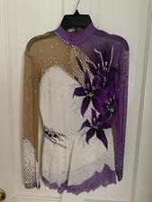 Girls Rhythmic Gymnastics/Ice Skating Competition Leotard