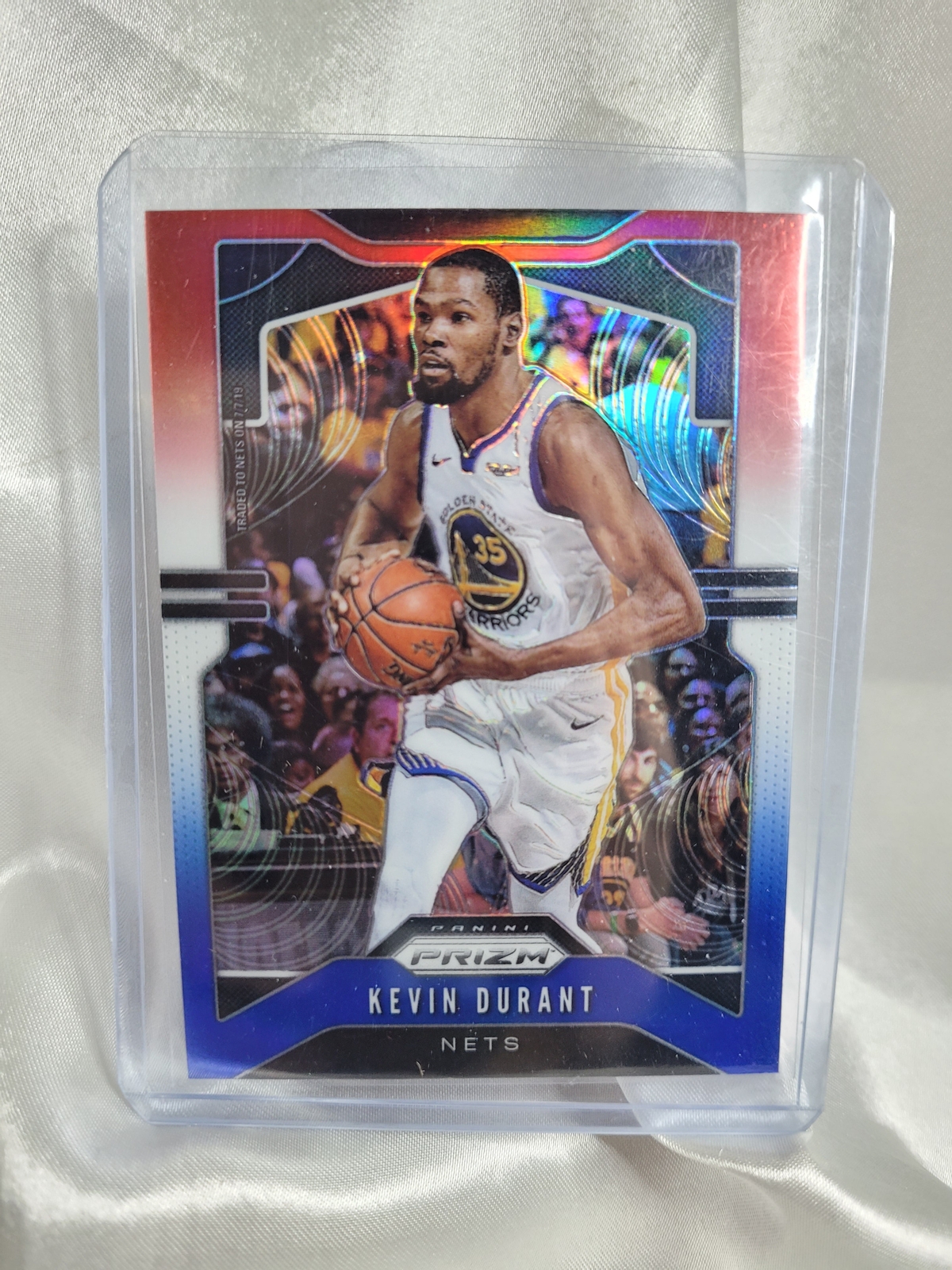 2019 Panini Prizm Kevin Durant Red White Blue Prizm 210