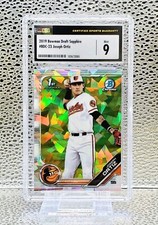 Joseph (Joey) Ortiz - 2019 Bowman Chrome SAPPHIRE REFRACTOR RC [ CSG MINT 9 ]