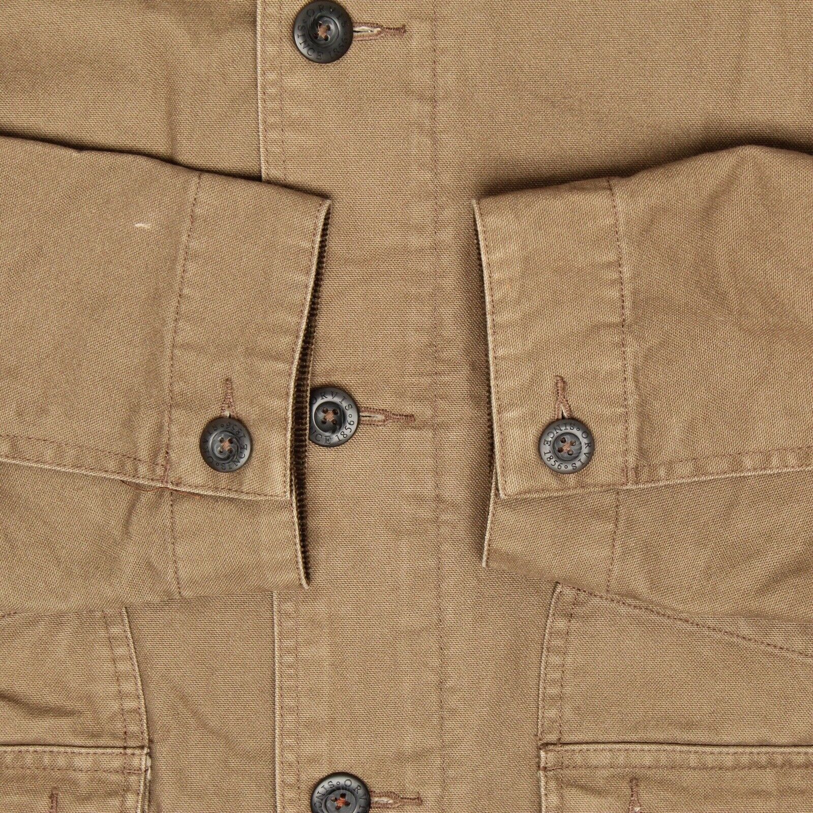 Orvis Mens Corduroy Collar Barn Jacket XL Brown C… - image 6