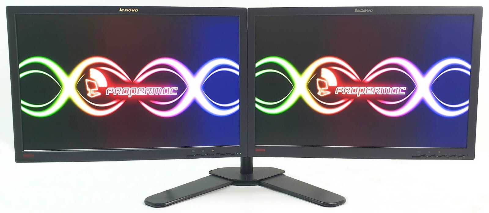 DUAL LENOVO PC Monitor Bundle 48 2 X 24 1920 X 1200 DVI VGA DP New dual-lenovo-pc-monitor-bundle-48-2-x-24-1920-x-1200-dvi-vga-dp-new