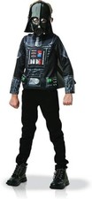 Star Wars Darth Vader Maske Shirt und Umhang Kostüm Kinder Jungen Rubies