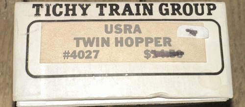 Tichy Train Group HO Bausatz #4027 USRA Twin Hopper Neu aus altem Lagerbestand! - Bild 1 von 3