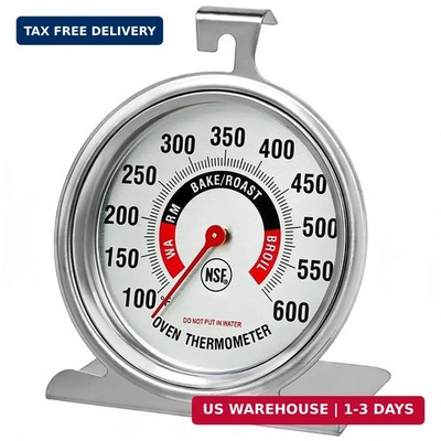 Efeng Large 3.5'' Oven Thermometer for Gas/Electric Oven with Large Hanger&Base,S