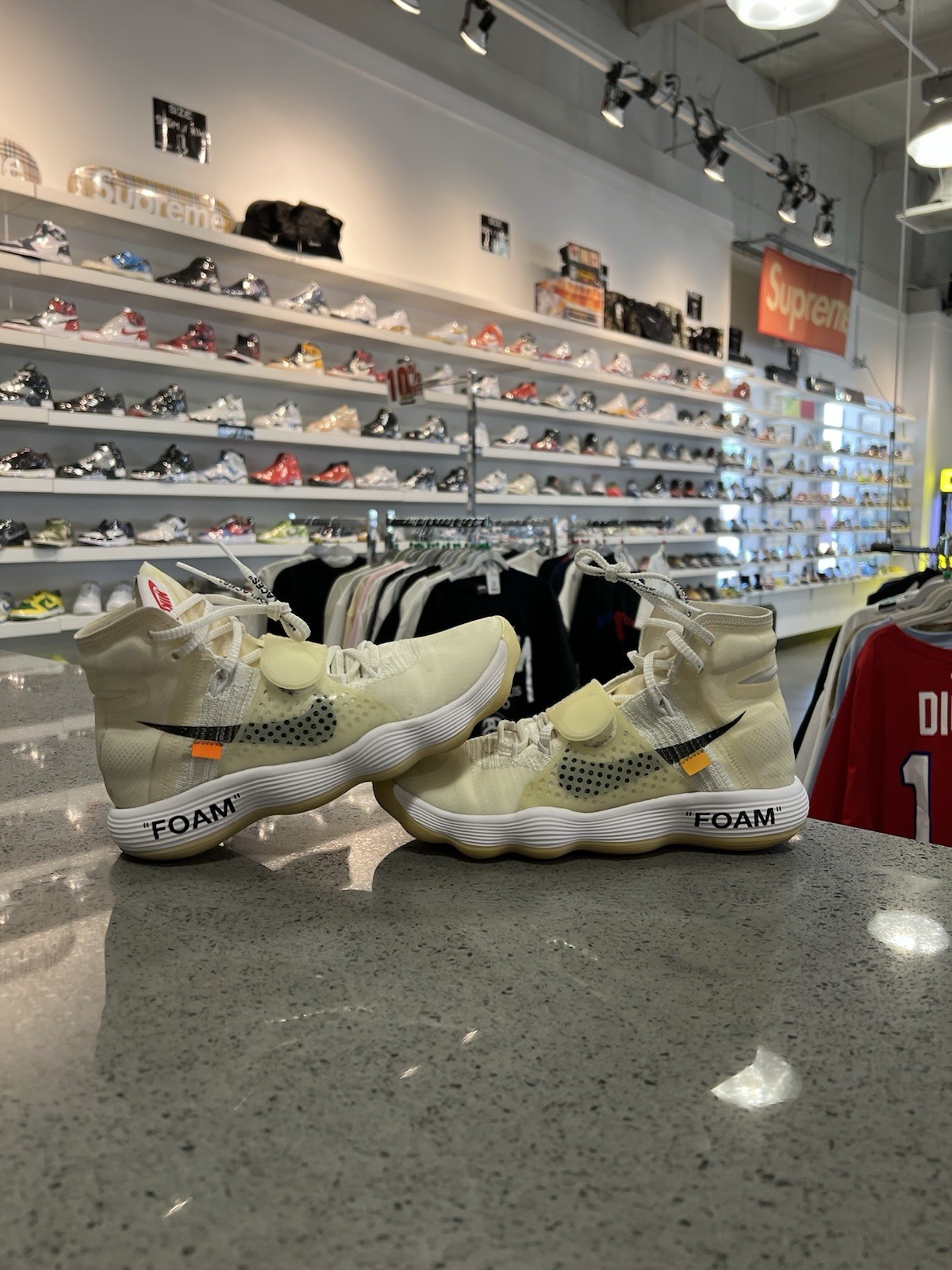 OFF WHITE X NIKE Taglia 8 Nike Off White x Hyperdunk 2017 Flyknit The Ten