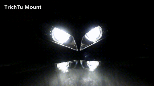 Front Headlight Assembly High/Low Beam w/Angel Devil Eye for Honda CBR600RR 2007 - Picture 3 of 22