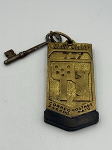 1920’s-1930’s Melid Madrid Spain Skeleton Room Or Postal Key Brass Heavy