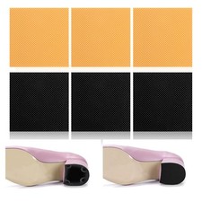 6Pcs Square Shoe Heel Repair Rubber Boot Heel Caps Shoes Heels Pad Sole Prote...