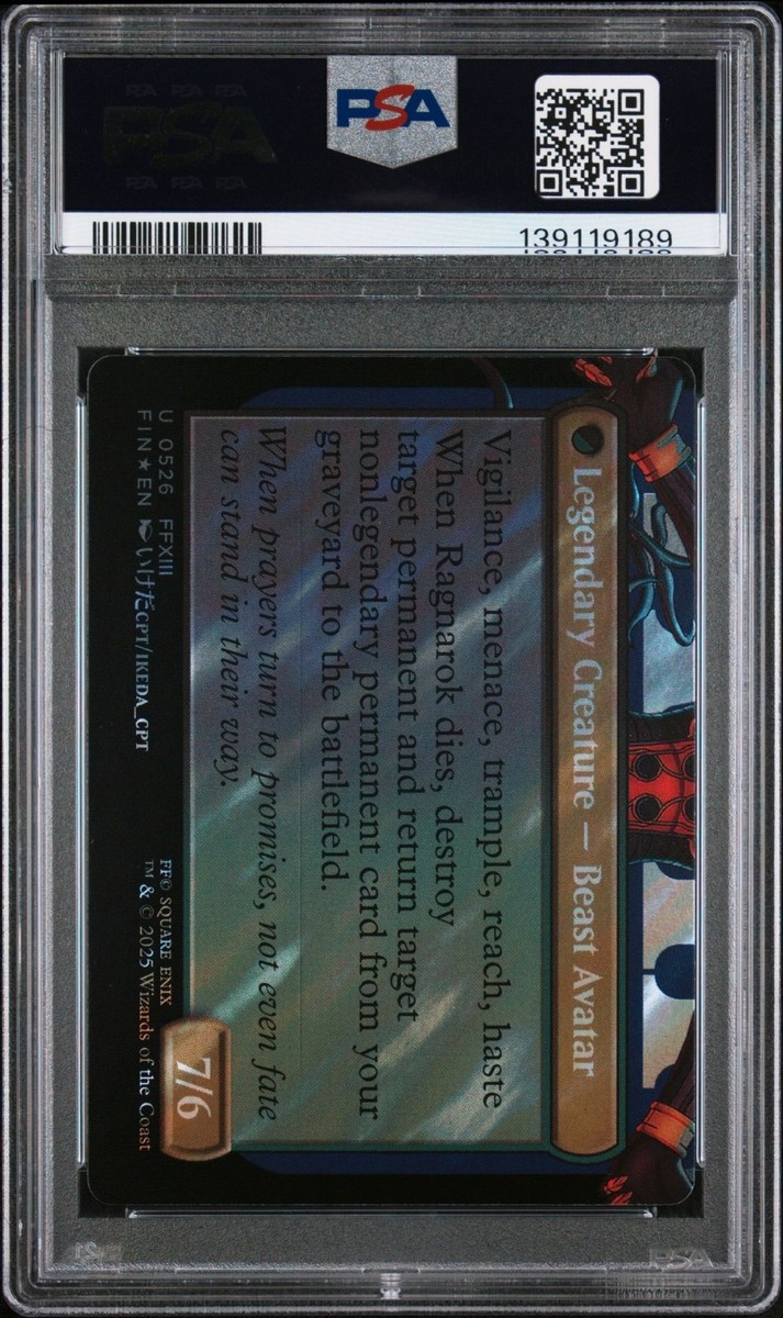 Fang, Fearless l'Cie (Borderless) (Surge Foil) Final Fantasy Foil