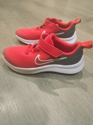 Nike Star Runner 3 PSV Little Kids Shoes University Red Grey Size 12c DA2777-607