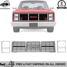 New Front Grill And Head Light Door For 1985-1988 Gmc C1500 Pickup Jimmy New Front Grill And Head Light Door For 1985-1988 Gmc C1500 Pickup Jimmy
