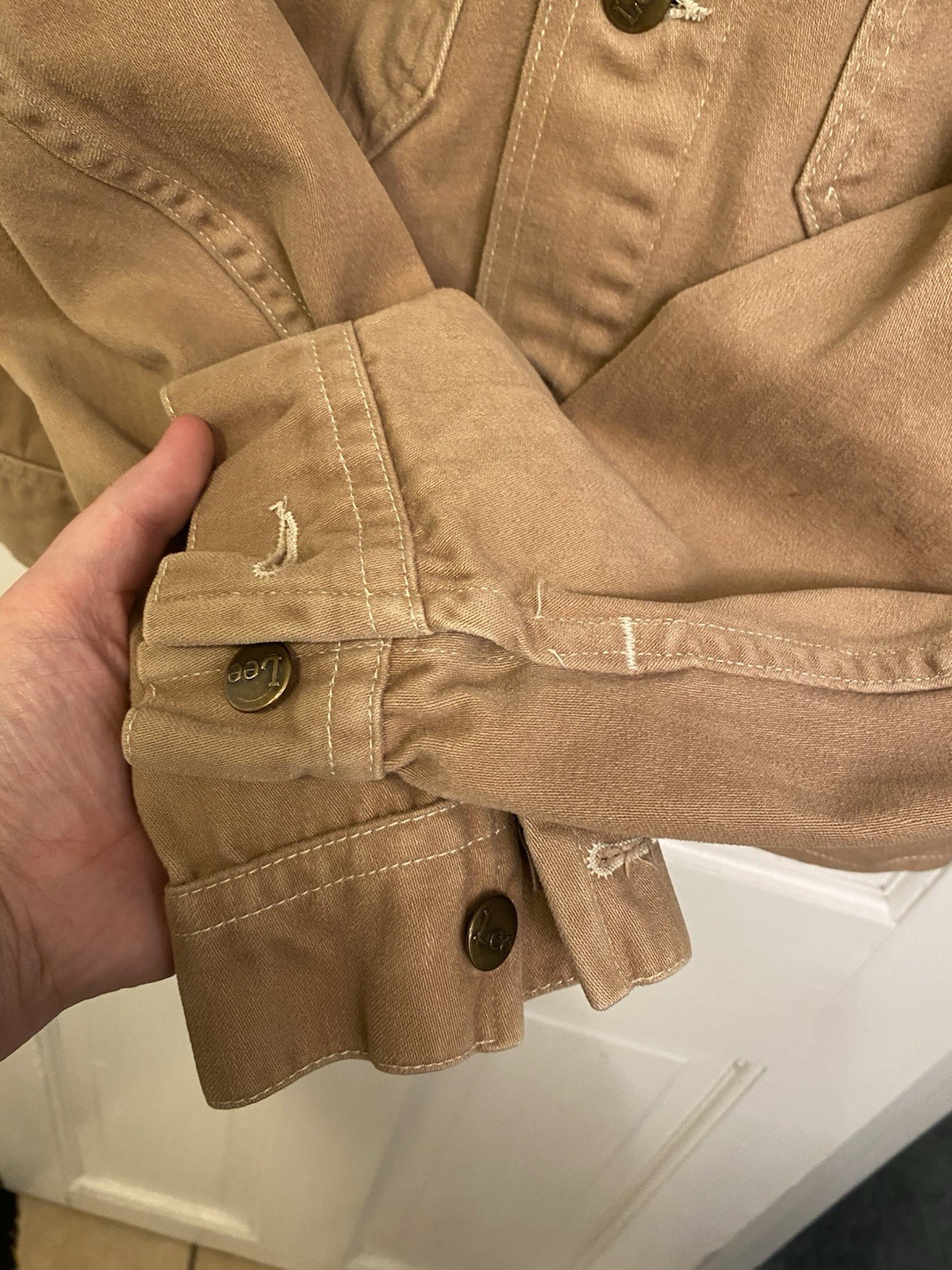 Vintage 70s Lee Made In USA Trucker Jacket Size Large thumbnail 4