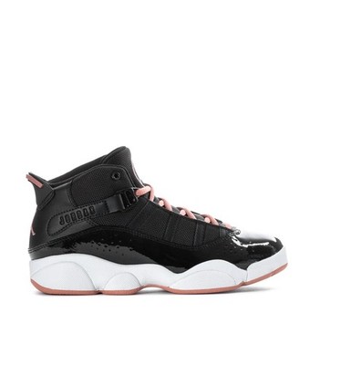 Little Kid's Jordan 6 Rings Black/Rust Pink-White (323432 068) - 11.5