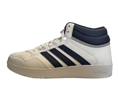 adidas Hoops 4.0 Mid Basketballschuhe Herren UK 7,5 Weiß JQ9995